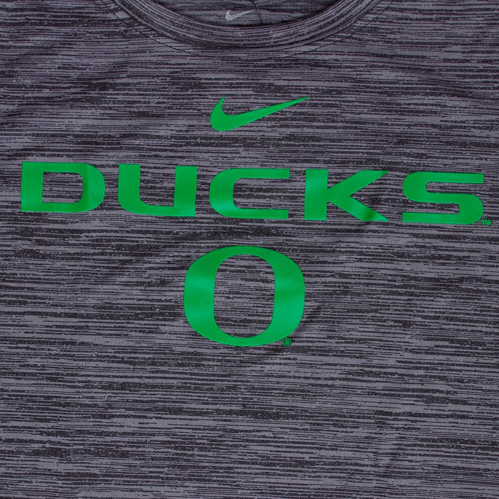 Classic Oregon O, Nike, Black, Crew Neck, Polyester, Kids, Youth, Velocity, T-Shirt, 954261